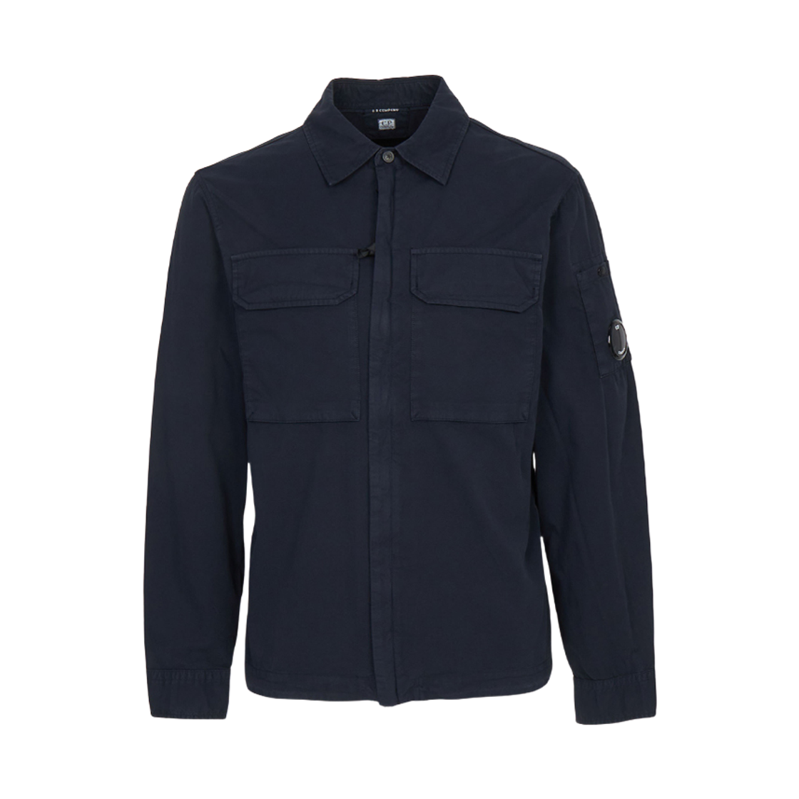 20CMOS156A110143G888 C.P. Company Chest Pocket Overshirt Eclipse Blue - 26SS