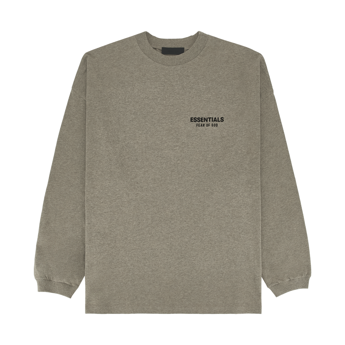 에센셜 저지 롱슬리브 티셔츠 헤더 그레이 - 24FW(Essentials Jersey Long Sleeve T-Shirt Heather Grey - 24FW) - 2