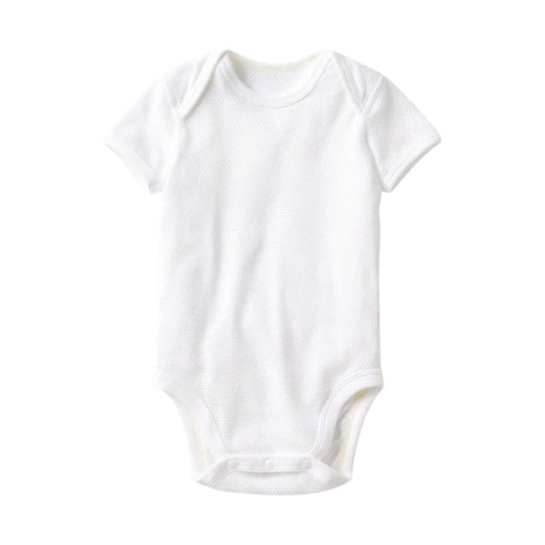 481769-00 (Kids) Uniqlo Cotton Mesh Inner Bodysuit White - JP