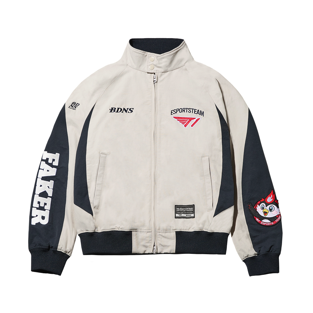 빠더너스 x T1 베이스 자켓 베이지(BDNS x T1 Base Jacket Beige)