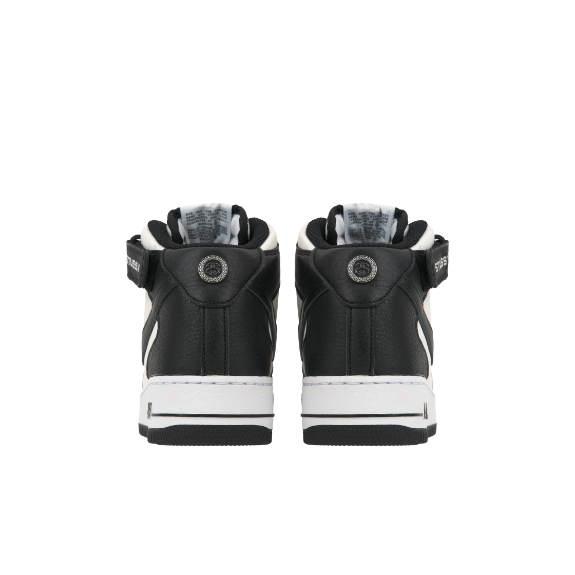 나이키 x 스투시 에어포스 1 '07 미드 SP 블랙 앤 라이트 본(Nike x Stussy Air Force 1 '07 Mid SP Black and Light Bone) - 6