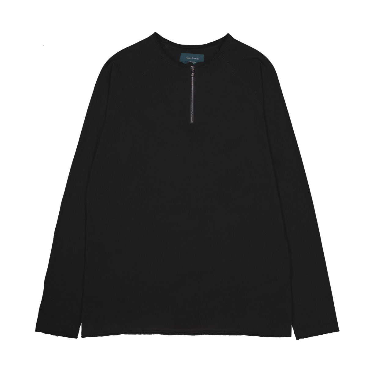 언더마이카 페이디드 코어 집 롱 슬리브 블랙(Undermycar Faded Core Zip Long Sleeve Black) - 2