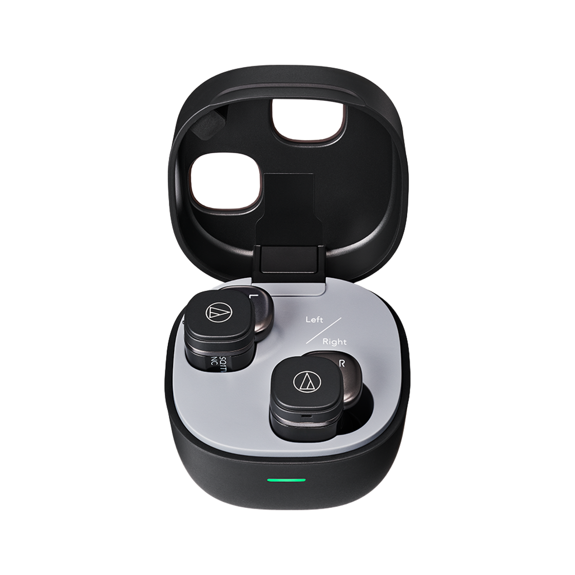 오디오테크니카 ATH-SQ1TW2NC 소형 완전 무선 블루투스 이어폰 블랙(Audio-Technica ATH-SQ1TW2NC Wireless Earbuds Black) - 1