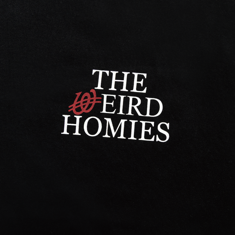 위얼드월드 위얼드호미 티셔츠 블랙(Weird World Weird Homie T-shirt Black) - 4