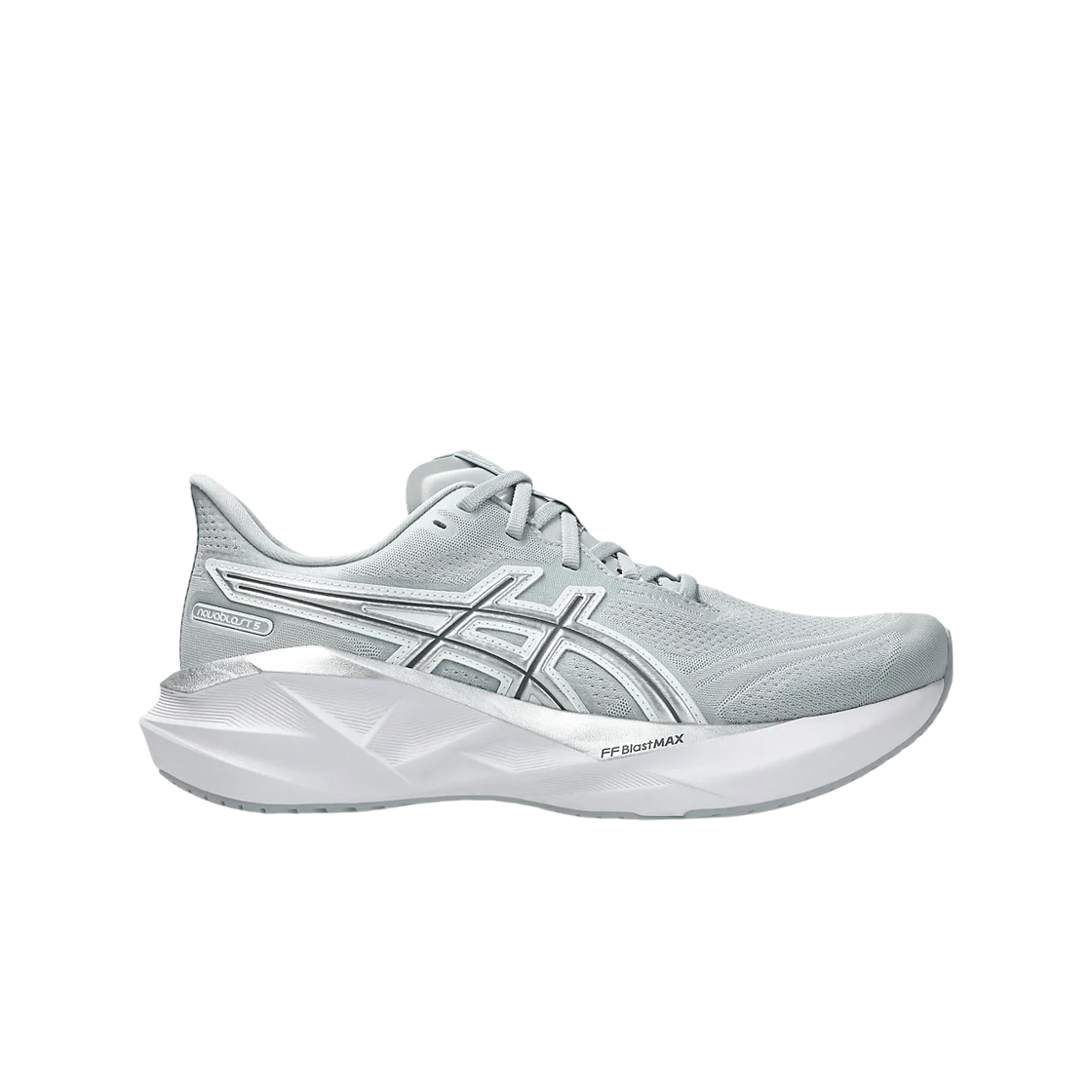 아식스 노바블라스트 5 아식스 트랙 클럽 피드몬트 그레이 퓨어 실버(Asics Novablast 5 Asics Track Club Piedmont Grey Pure Silver) - 1
