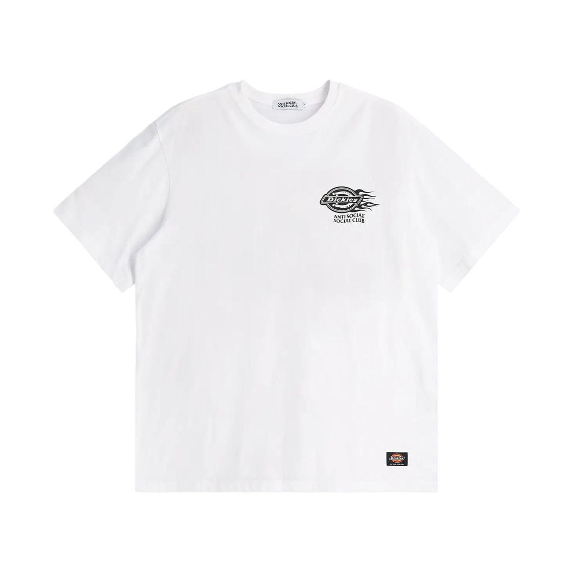 안티 소셜 소셜 클럽 x 디키즈 플레임 티셔츠 화이트(Anti Social Social Club x Dickies Flame T-Shirt White) - 2