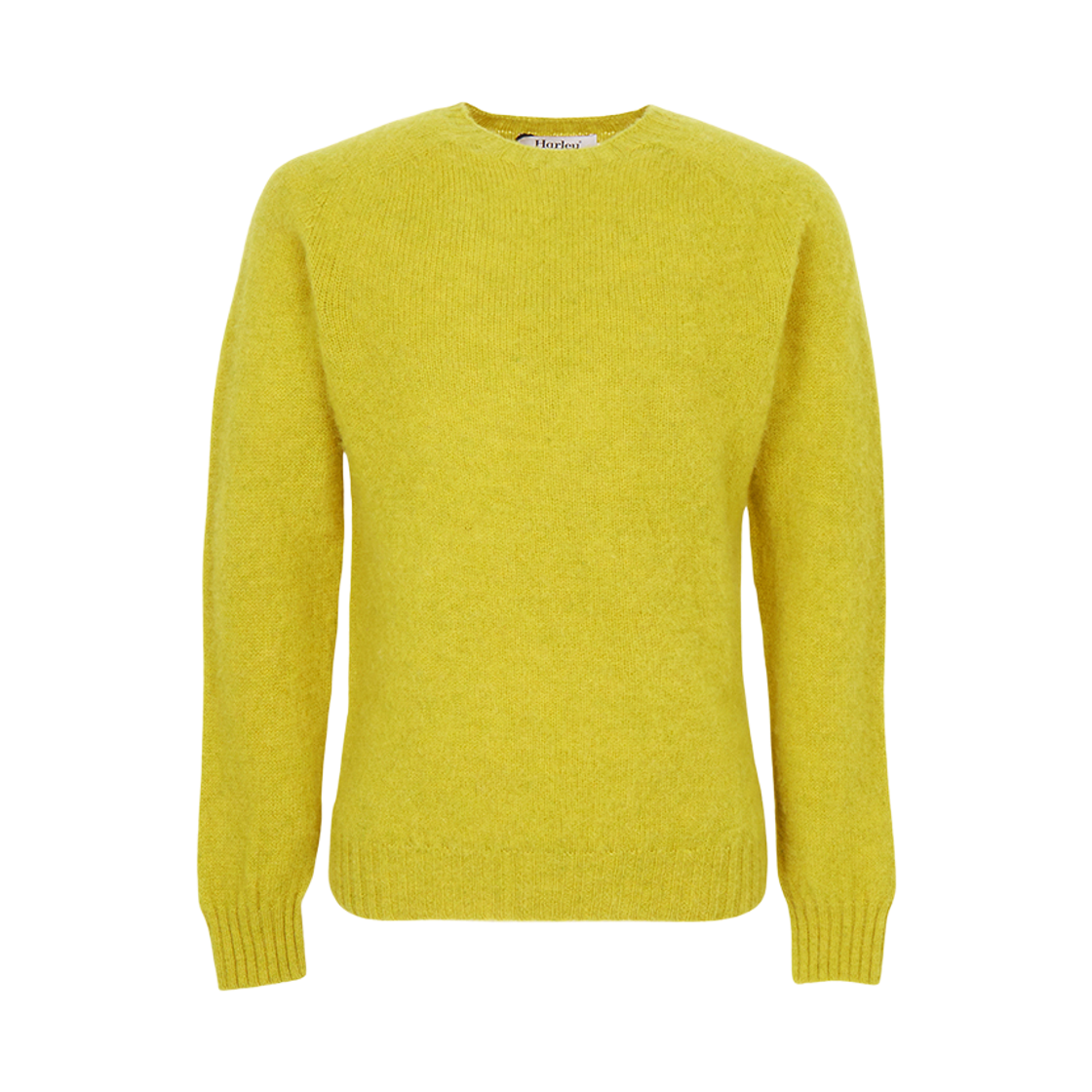 할리 오브 스코틀랜드 쉐기 독 크루넥 스웨터 시트린(Harley of Scotland Shaggy Dog Crewneck Sweater Citrine)