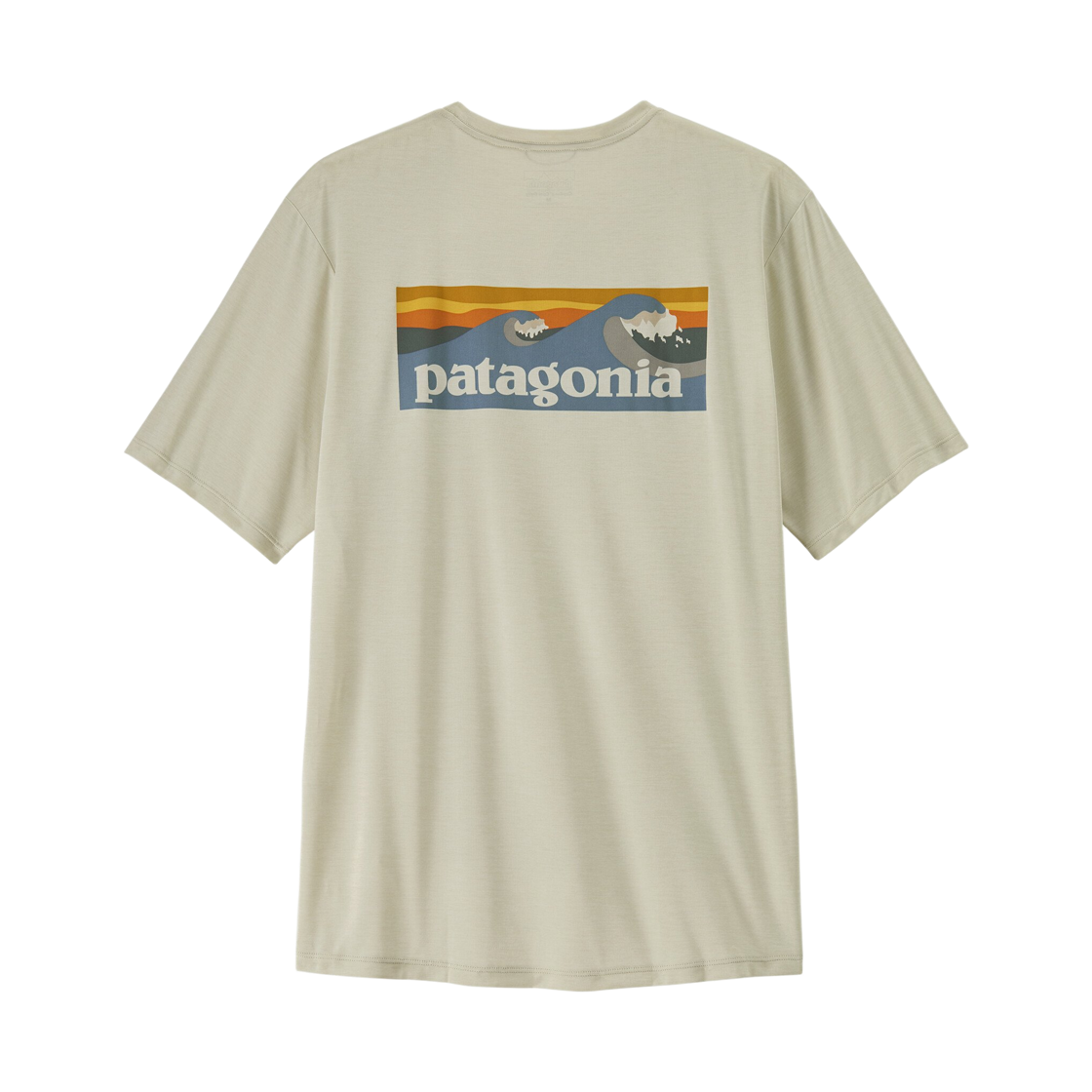 45481 Patagonia Capilene Boardshort Logo Cool Daily Shirt Dyno White