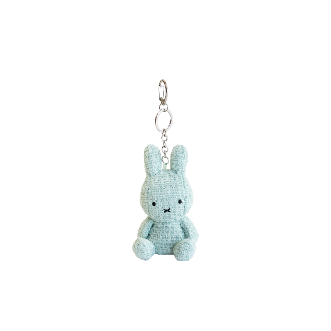 매니어리틀 트위드 미피 키링 파스텔 민트(Many a Little MIFFY Tweed Keychain Pastel mint)