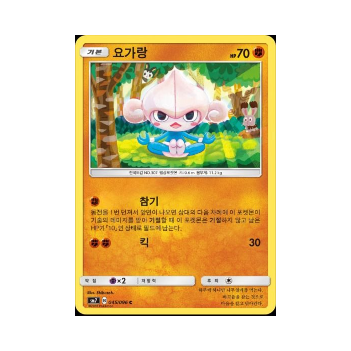 포켓몬 TCG 요가랑 C 창공의 카리스마 (한글판)(Pokemon TCG Meditite C Charisma Of The Wrecked Sky (Korean Ver.)) - 1