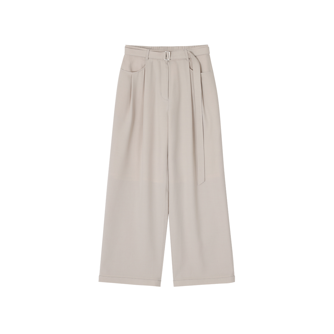 WI2PT205LE (W) SONGZIO Level Volume Semi Wide Pants Light Beige