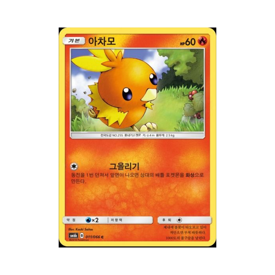 포켓몬 TCG 아차모 C 챔피언로드 (한글판)(Pokemon TCG Torchic C Champion Road (Korean Ver.)) - 1