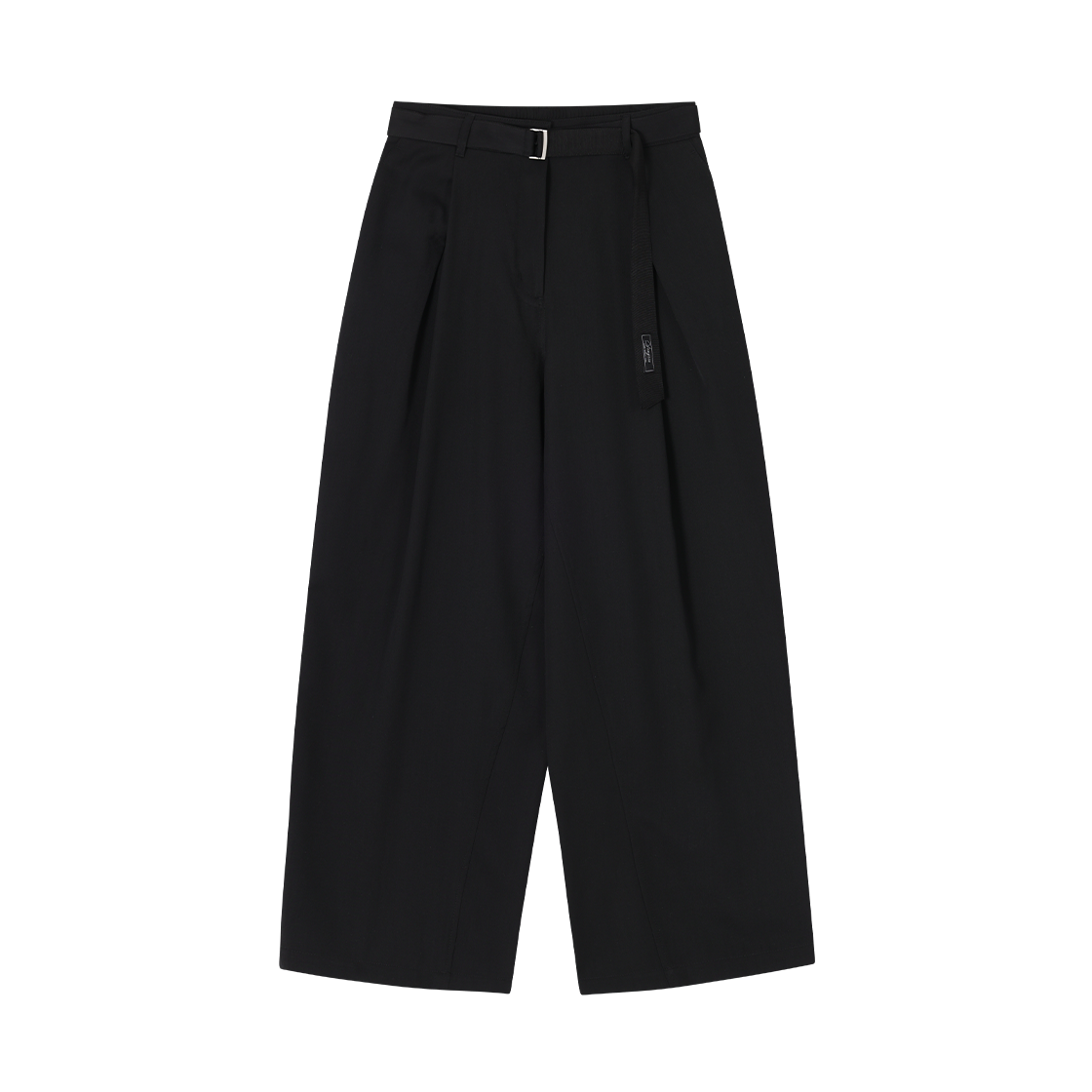 WI2PT220BK (W) SONGZIO Cross Fold Curved Pants Black