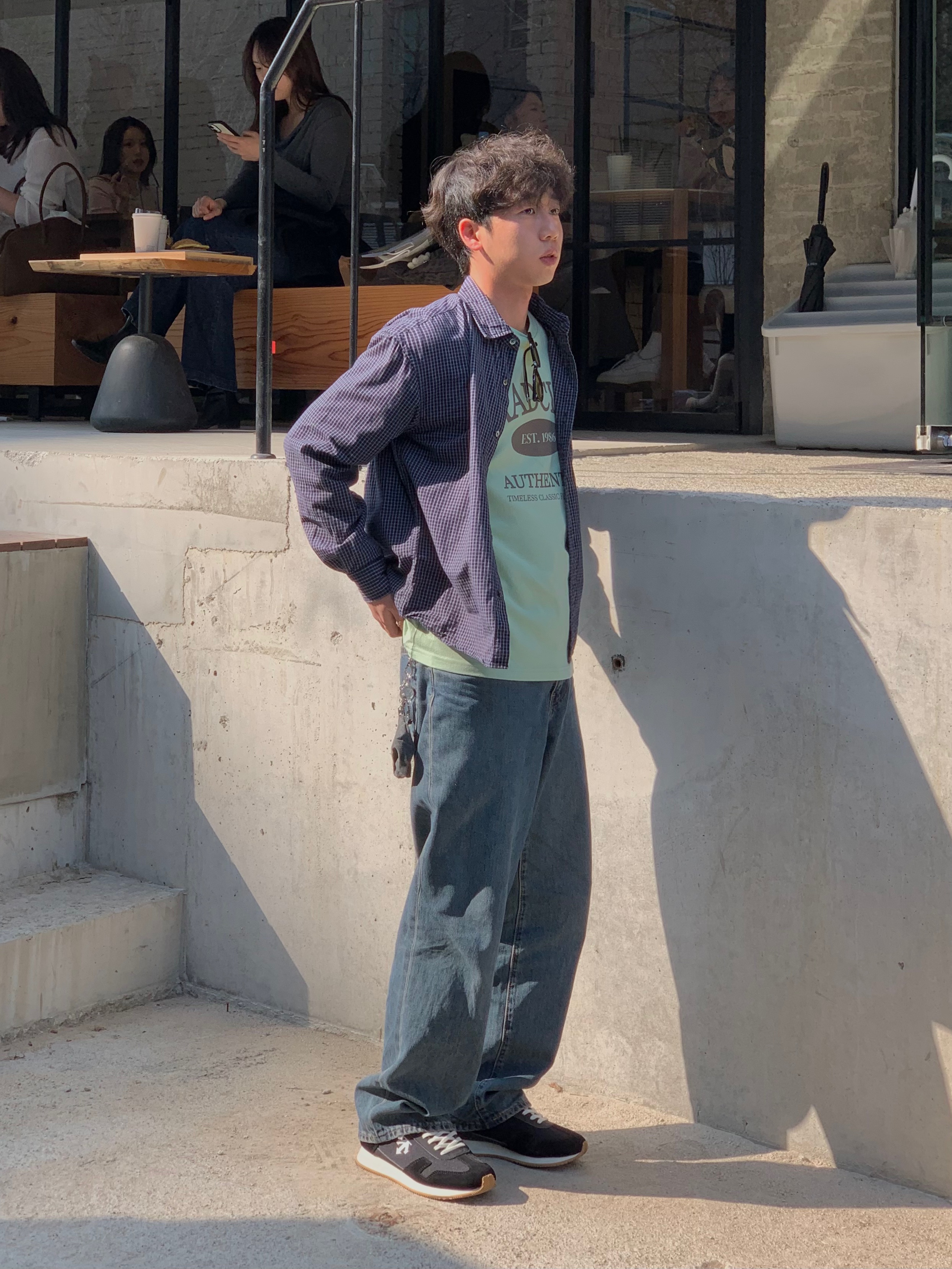 Levi's 578™ Baggy Jean Dark Indigo 착용 스타일 - 2