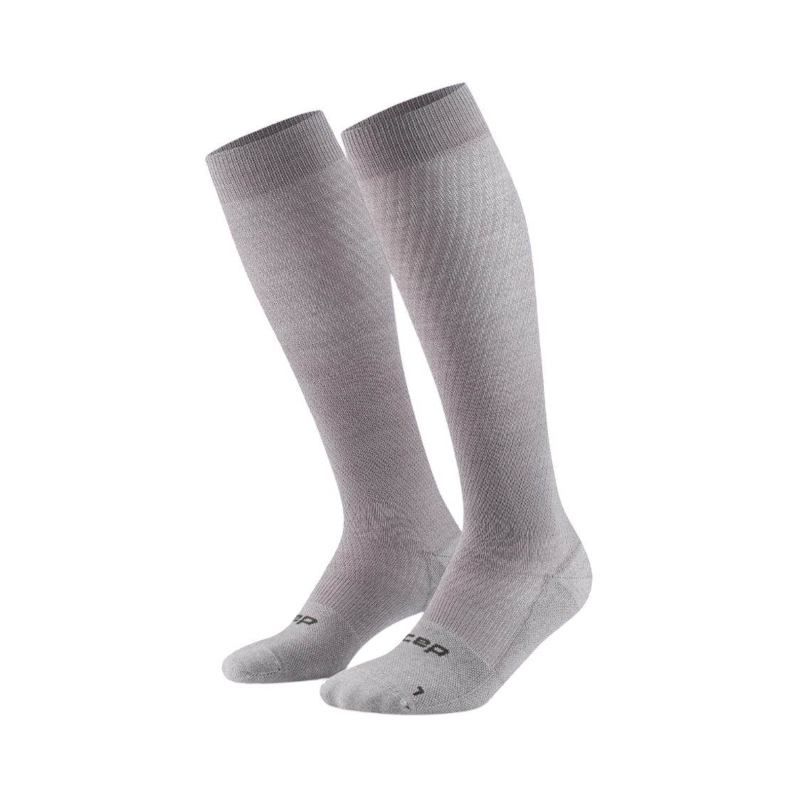 (W) CEP 코어 플라이트 컴프레션 삭스 톨 라이트 그레이((W) CEP Core Flight Compression Socks Tall Light Grey) - 1