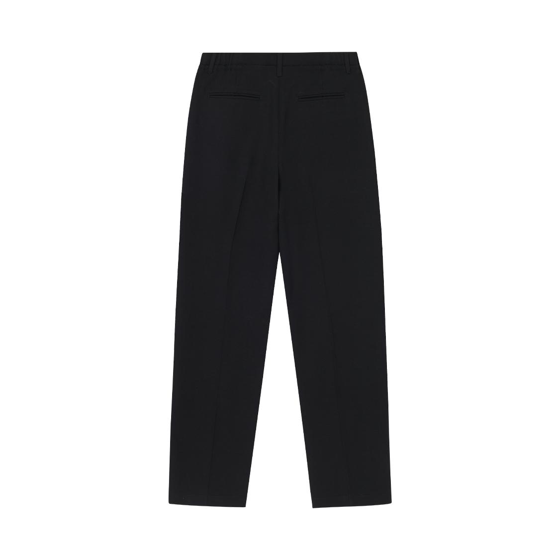 (W) 송지오 시그니처 스트레이트 팬츠 블랙((W) SONGZIO Signature Straight Pants Black) - 2