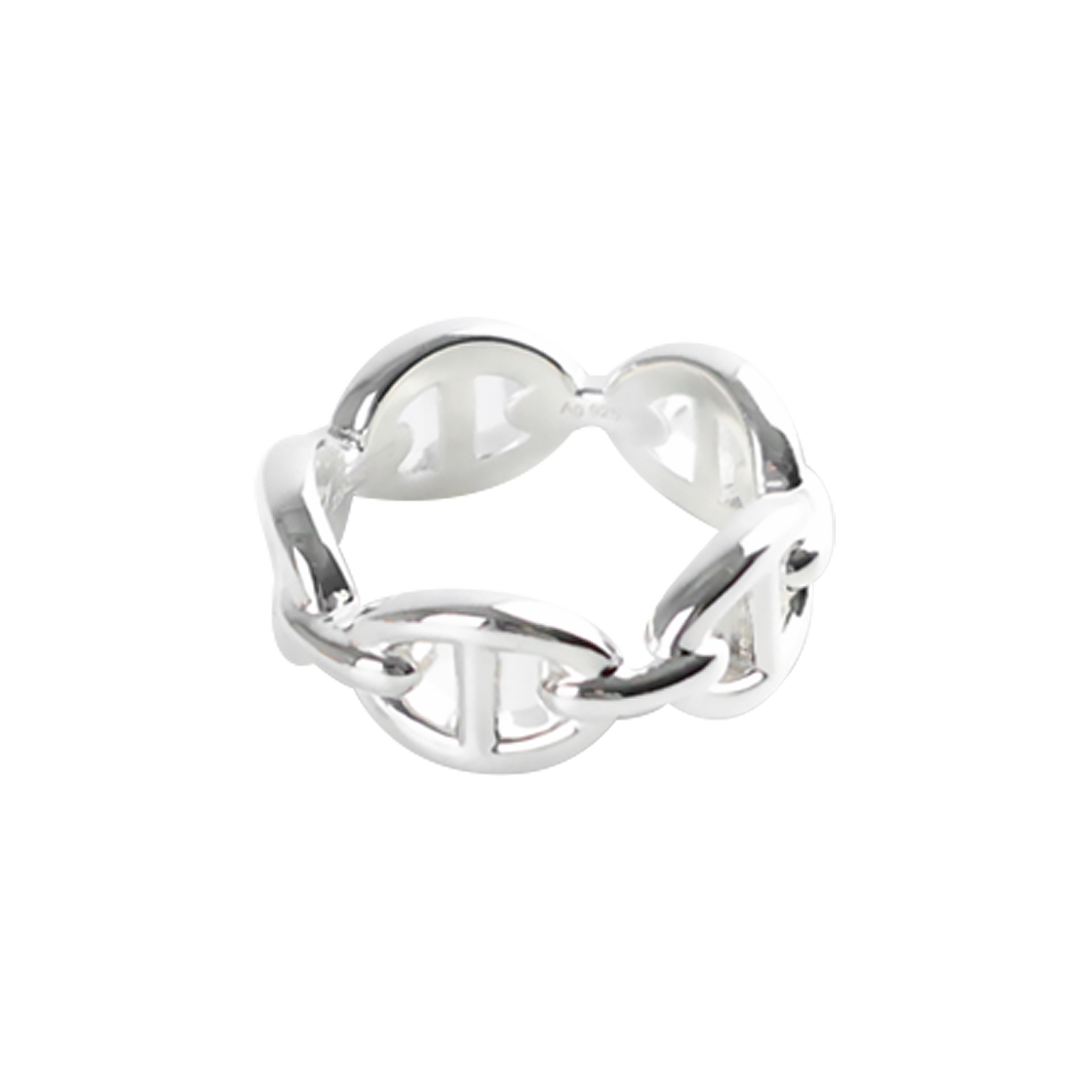 에르메스 샹달 반지 실버 링 53 H109507B 00(Hermes Chandal Silver Ring 53 H109507B 00) - 1