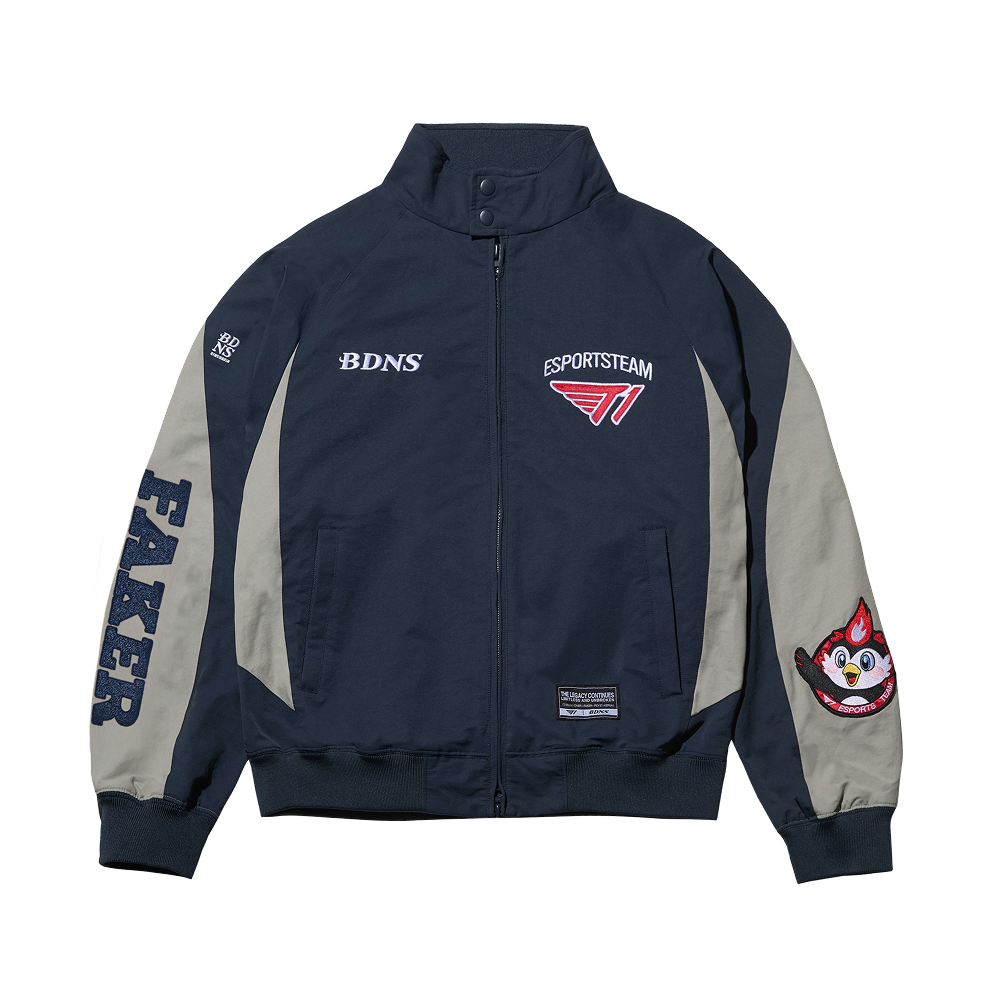 빠더너스 x T1 베이스 자켓 네이비(BDNS x T1 Base Jacket Navy) - 1