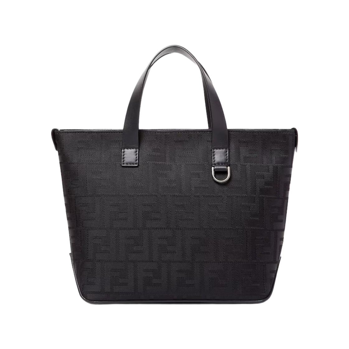 펜디 스몰 FF 스퀘어 쇼핑백 블랙(Fendi Small FF Squared Shopping Bag Black) - 1