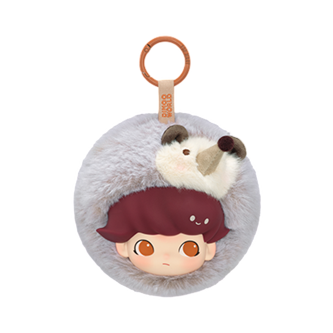 팝마트 디무 비밀 연극단 시리즈 이어폰 백 체리 호글렛 (개봉 박스)(Pop Mart Dimoo The Secret Theatre Club Series Earphone Cherry Hoglet (Opened Case))