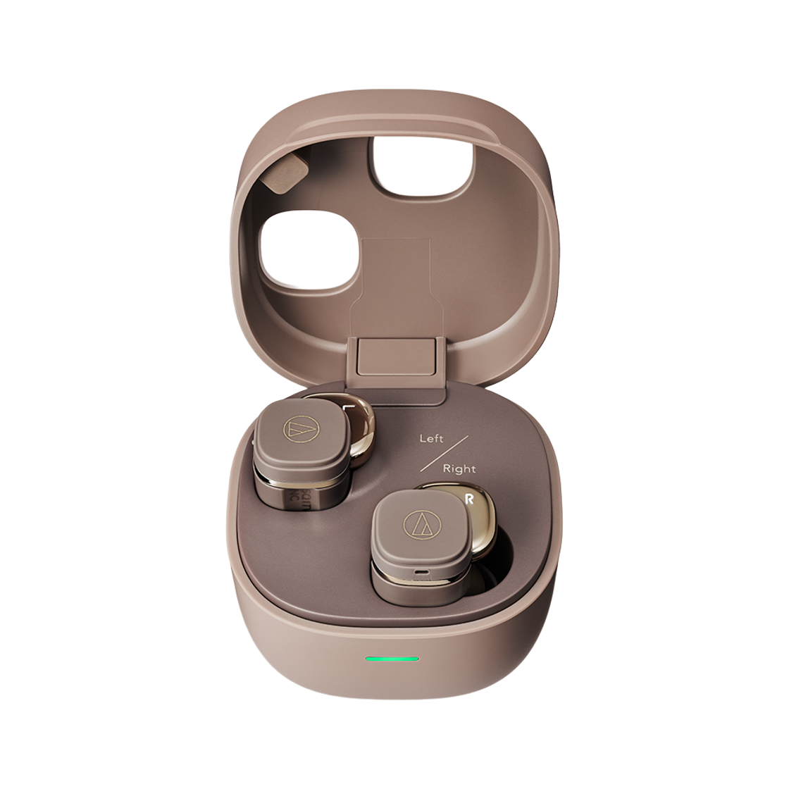 오디오테크니카 ATH-SQ1TW2NC 소형 완전 무선 블루투스 이어폰 카페라떼(Audio-Technica ATH-SQ1TW2NC Wireless Earbuds Cafe Latte)