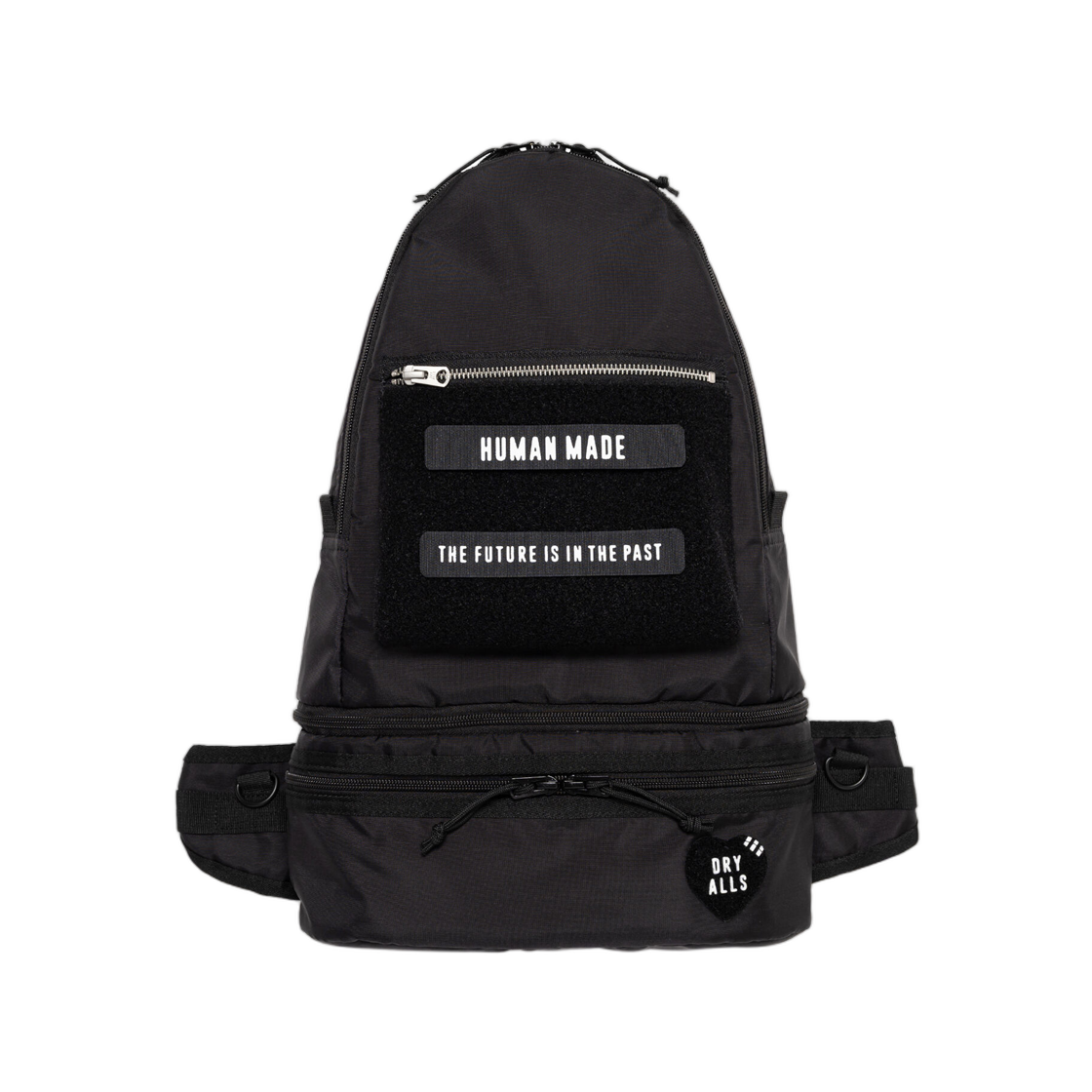 HM31GD040 Human Made Military Backpack Black