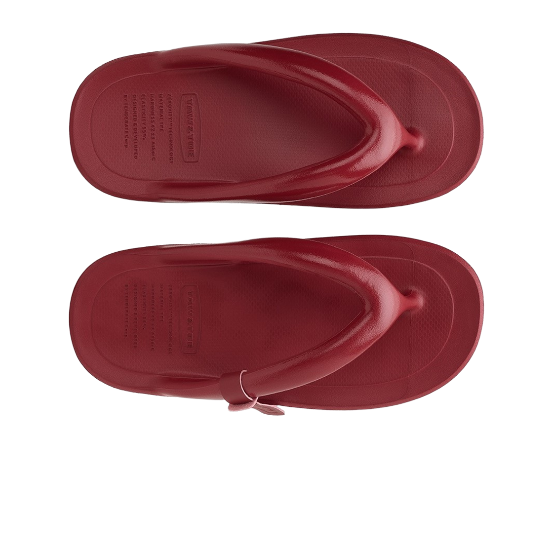 (W) 토앤토 제로비티 플럼피 글로시 레드((W) Taw&Toe Zerovity Plumpy Glossy Red) - 2