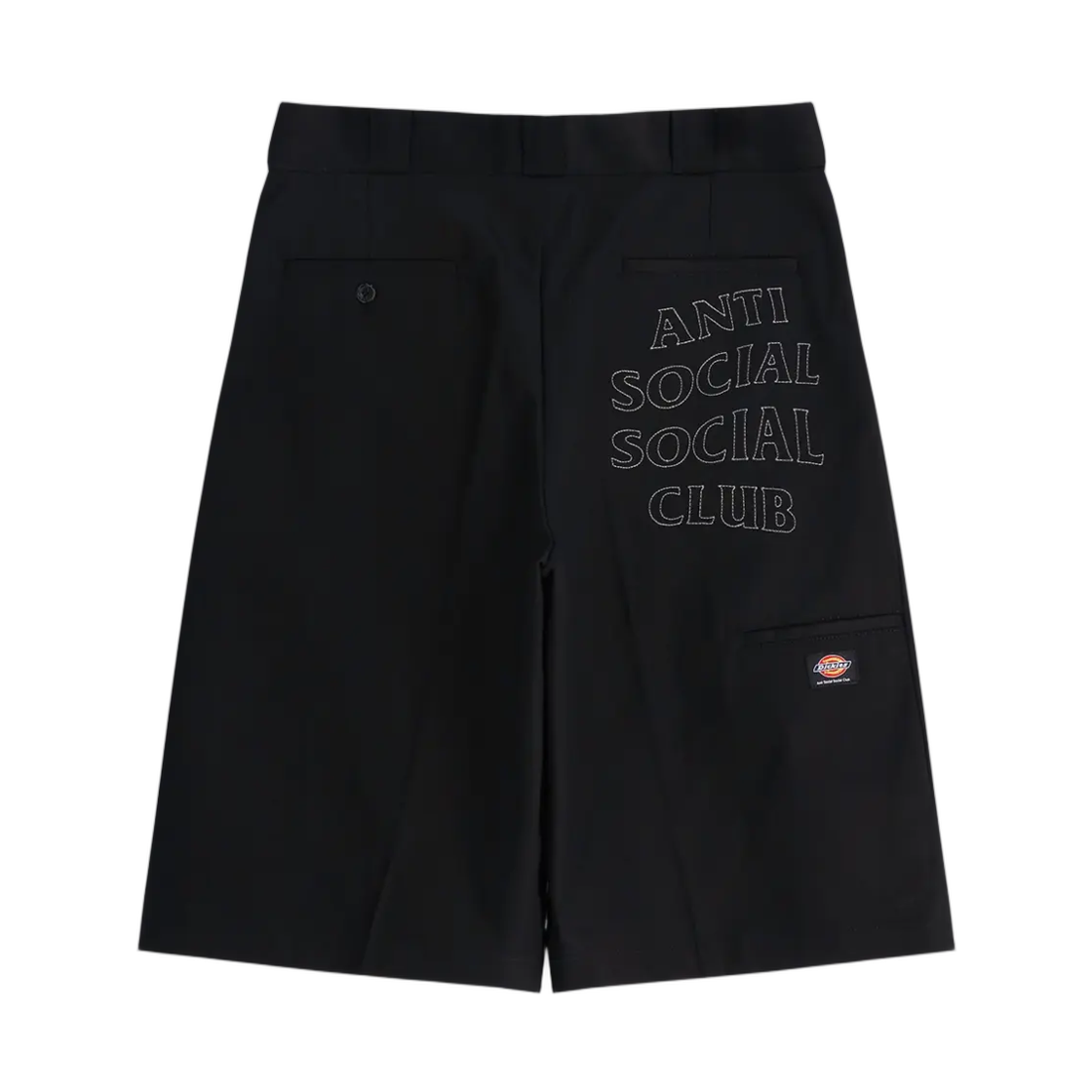 안티 소셜 소셜 클럽 x 디키즈 워크 쇼츠 블랙(Anti Social Social Club x Dickies Work Shorts Black)