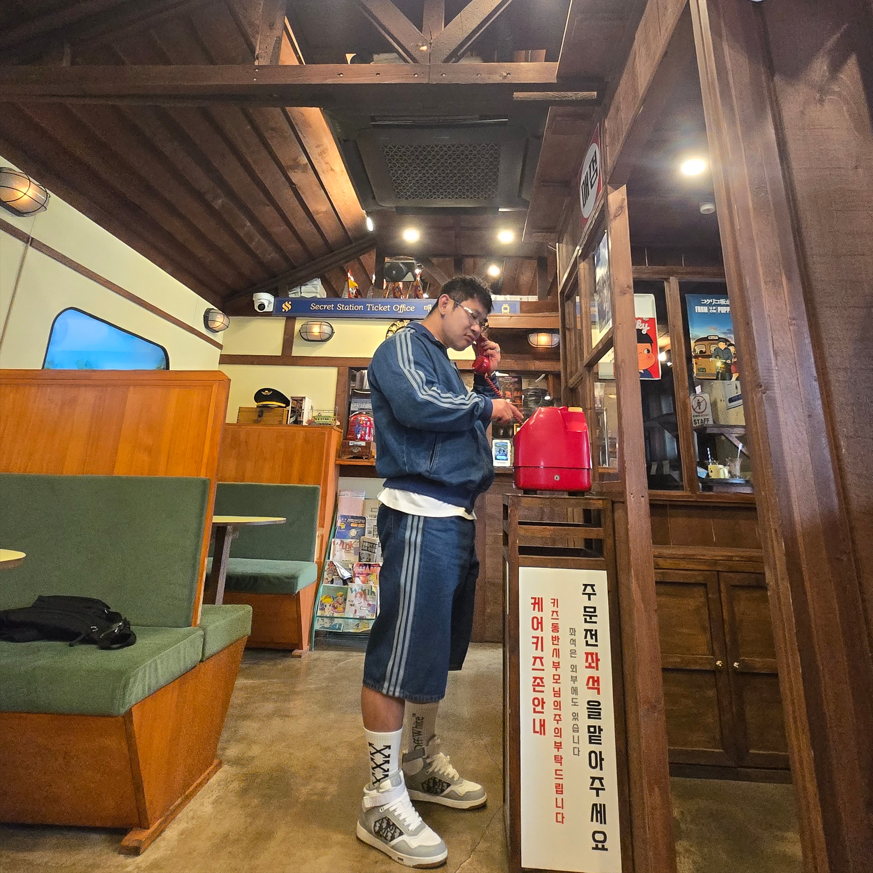 Adidas Originals Adicolor Denim Firebird Track Top Blue - KR Sizing, Adidas Adicolor Denim Firebird Shorts Medium Blue Denim - KR Sizing 착용 스타일