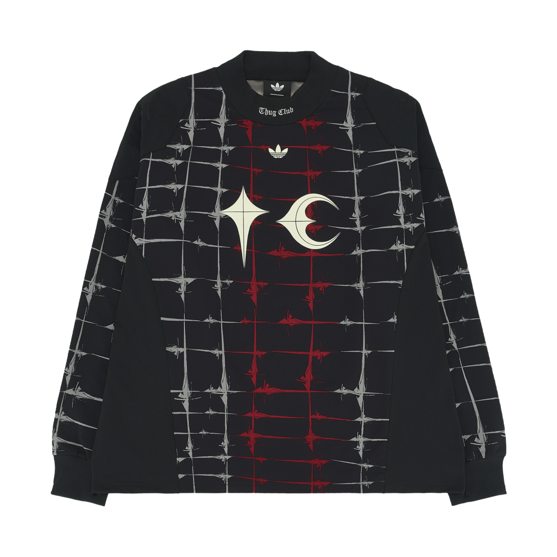 아디다스 x 떠그 클럽 골리 티셔츠 블랙 - KR 사이즈(Adidas x Thug Club Goalie T-Shirt Black - KR Sizing)
