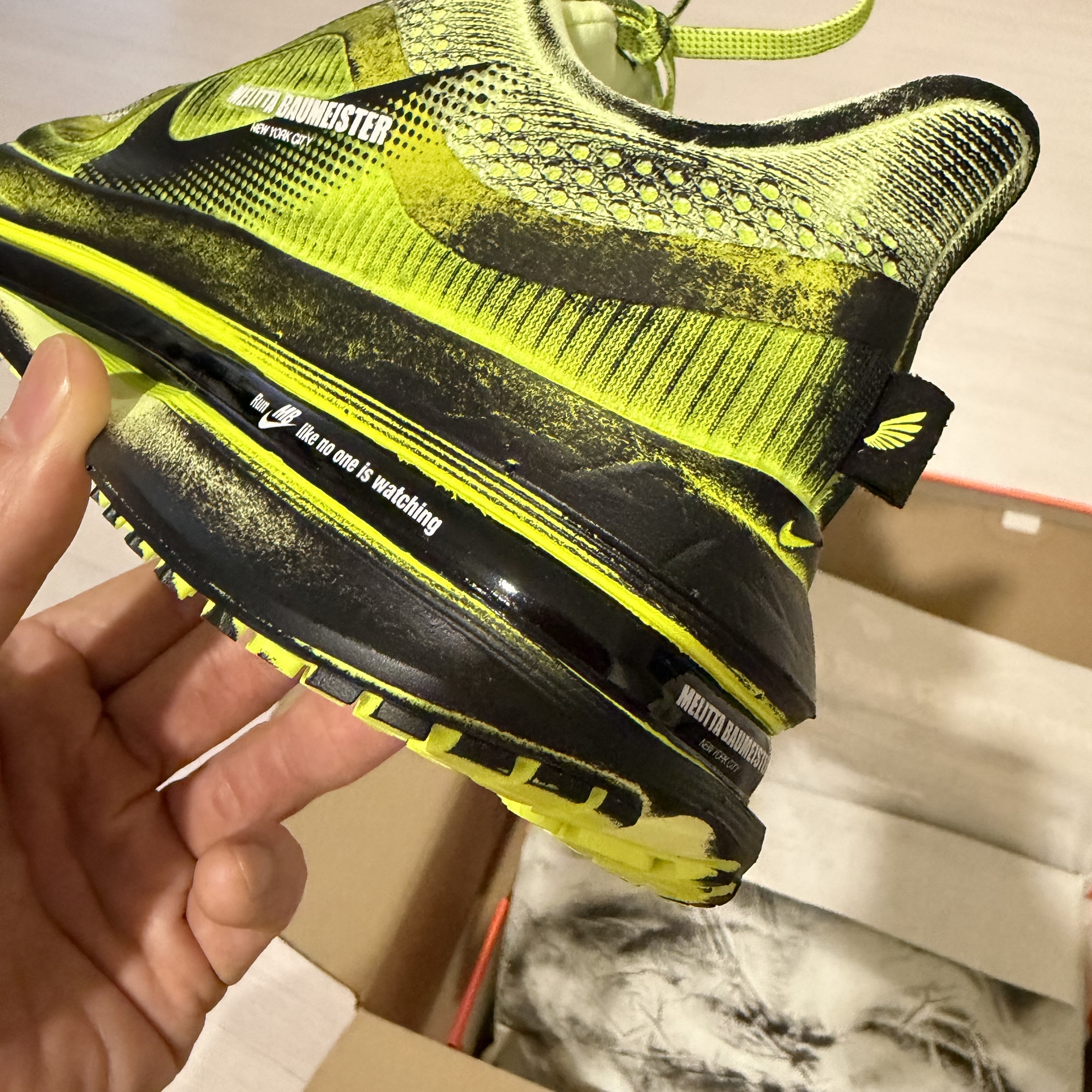 (W) Nike x Melitta Baumeister Pegasus Premium Volt and Cyber 착용 스타일 - 4