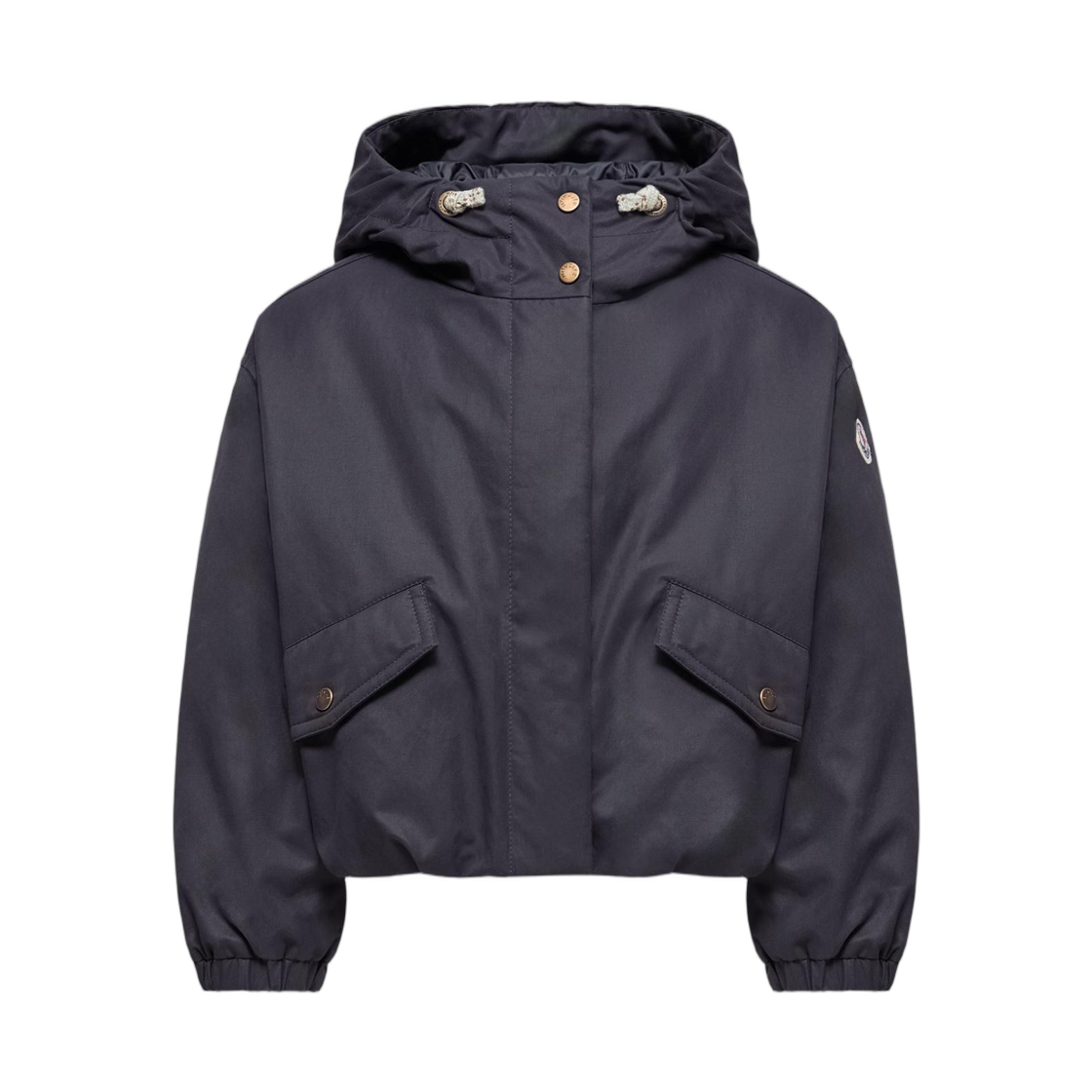 L1-954-1A00026-54ARP-742 (Kids) Moncler Eucalyptus Hooded Down Jacket Navy Blue - 26SS
