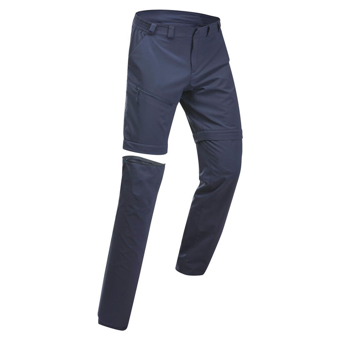 데카트론 남성 등산 투인원 집오프 바지 MH150 아스팔트 블루(DECATHLON Men's Hiking 2-in-1 Zip-Off Pants MH150 Asphalt Blue) - 10
