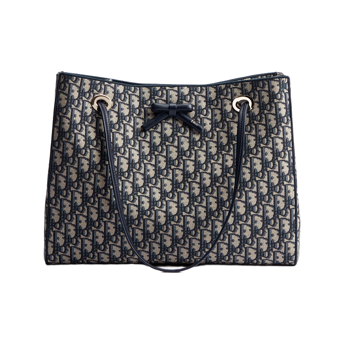 디올 미디움 프롬나드 쇼핑백 백 디올 오블리크 자카드 블루(Dior Medium Promenade Shopping Bag Dior Oblique Jacquard Blue) - 1