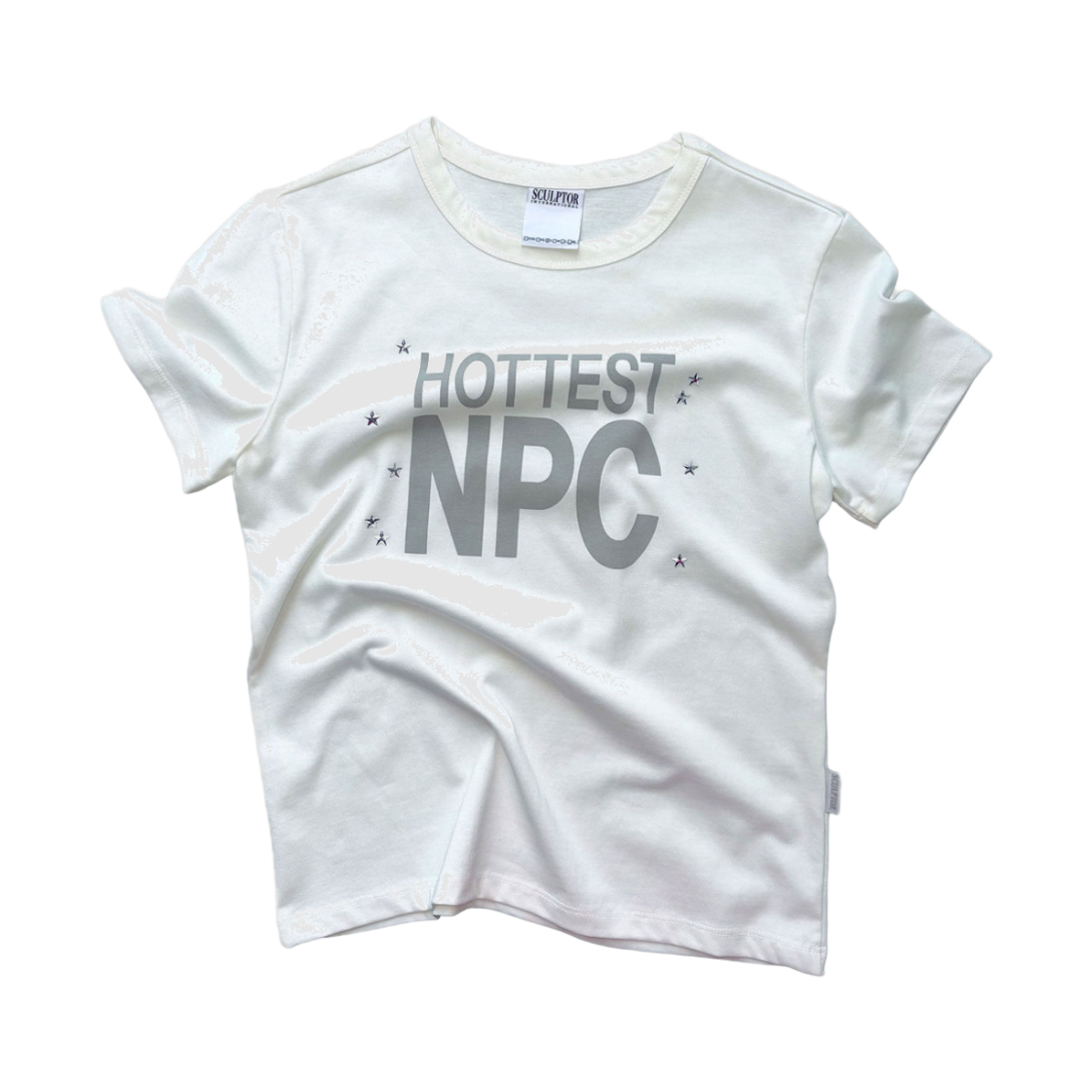 스컬프터 하티스트 NPC 티 화이트(Sculptor Hottest NPC Tee White) - 1