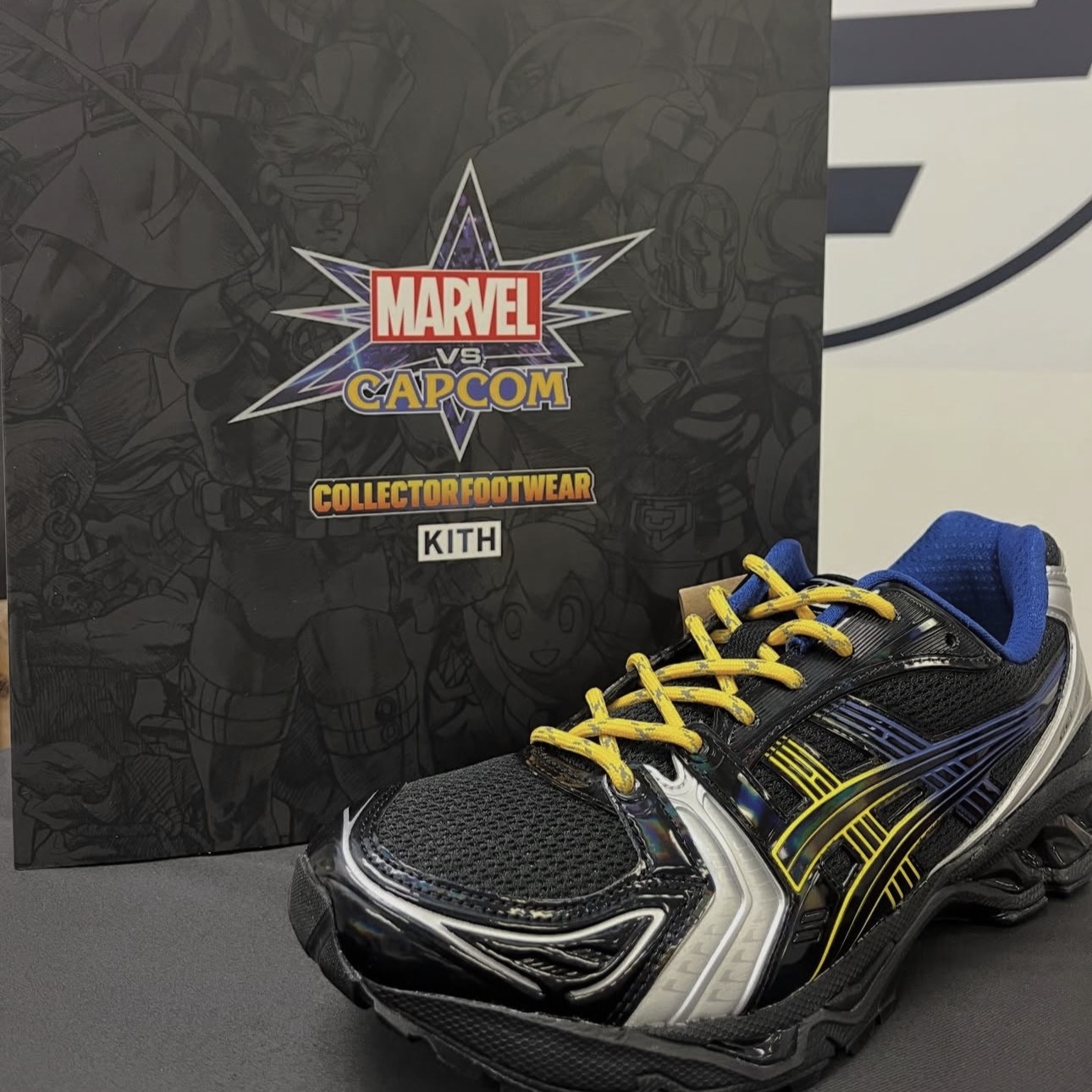 Asics x Kith x Marvel vs. Capcom Gel-Kayano 14 Wolverine Black 착용 스타일 - 1