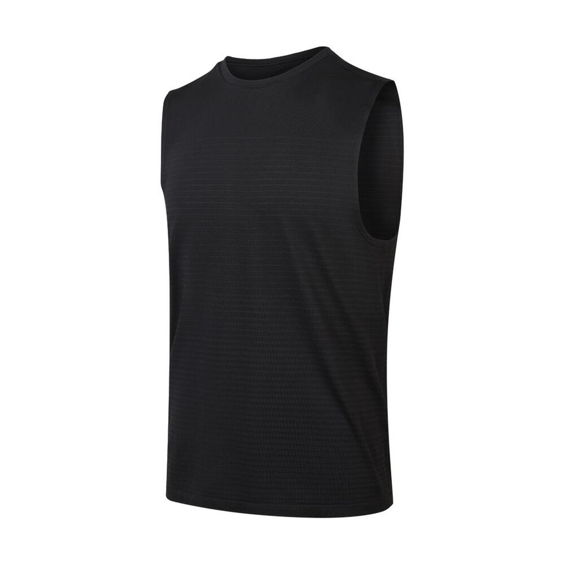 데카트론 남성 러닝 심리스 싱글렛 컴포트 500 스모크 블랙(DECATHLON Men's Running Seamless Singlet Comfort 500 Smoke Black) - 9
