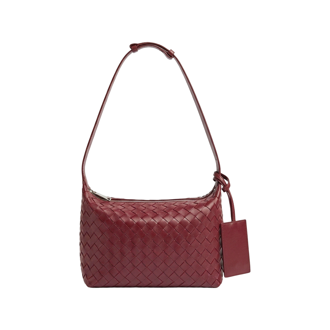 아노에틱 위빙 메쉬 미니백 버건디(Anoetic Weaving Mesh Mini Bag Burgundy)