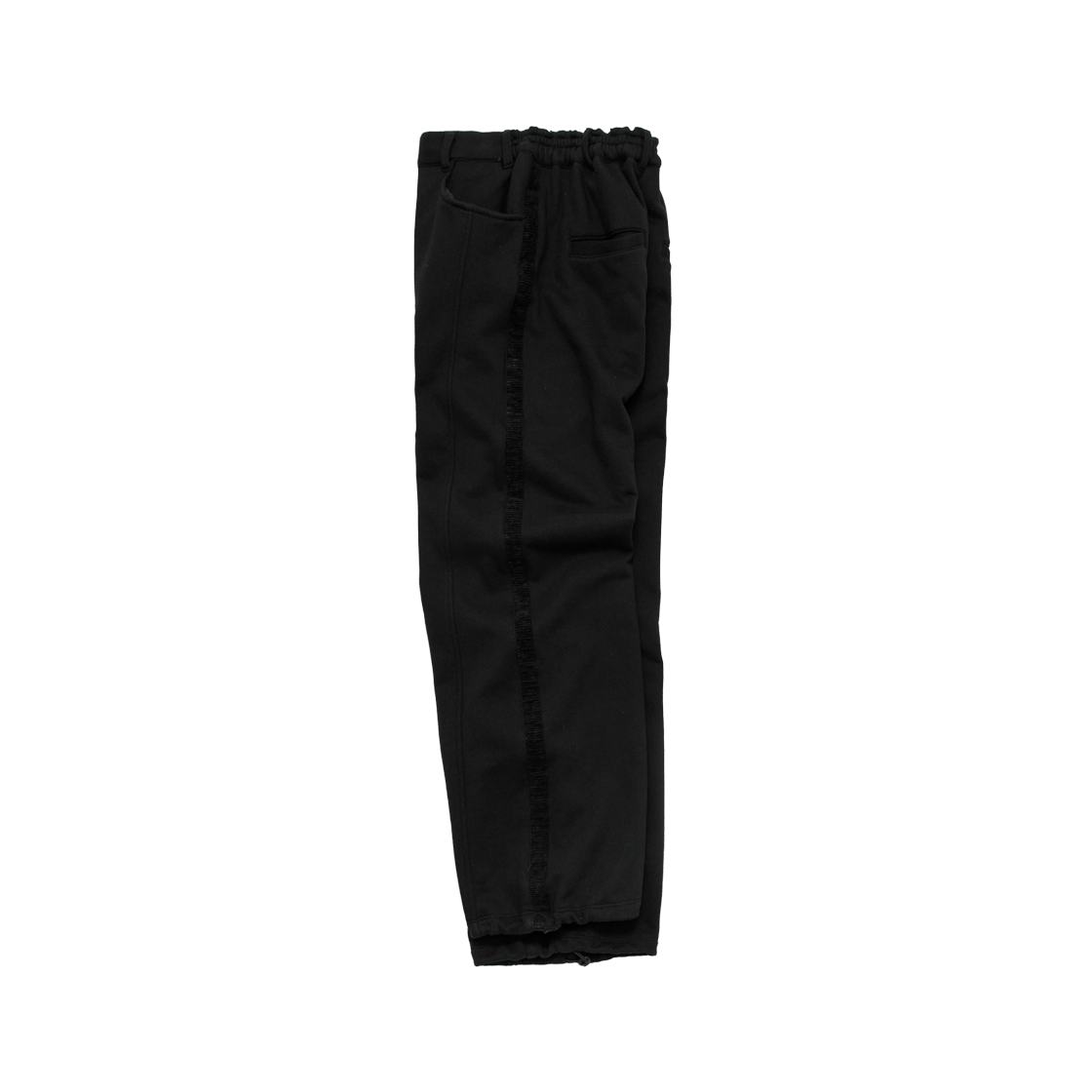 폴리테루 저지 트라우저 (사이드 라인) 블랙(Polyteru Jersey Trousers (Side Line) Black) - 2