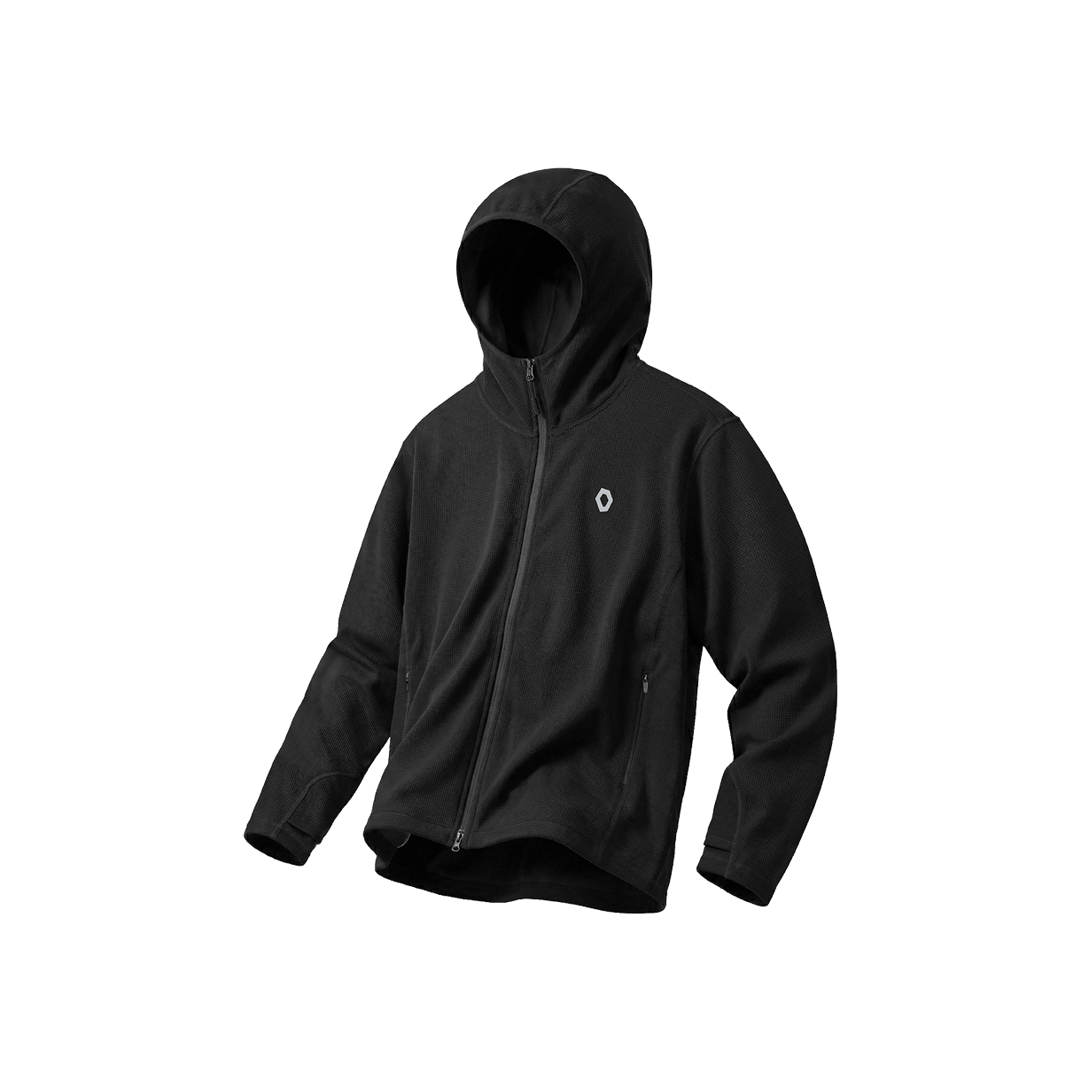 에프씨엠엠 스포츠 컴포트 와플 후드 집업 자켓 블랙(FCMM SPORT Comfort Waffle Hood Zip-Up Jacket Black)