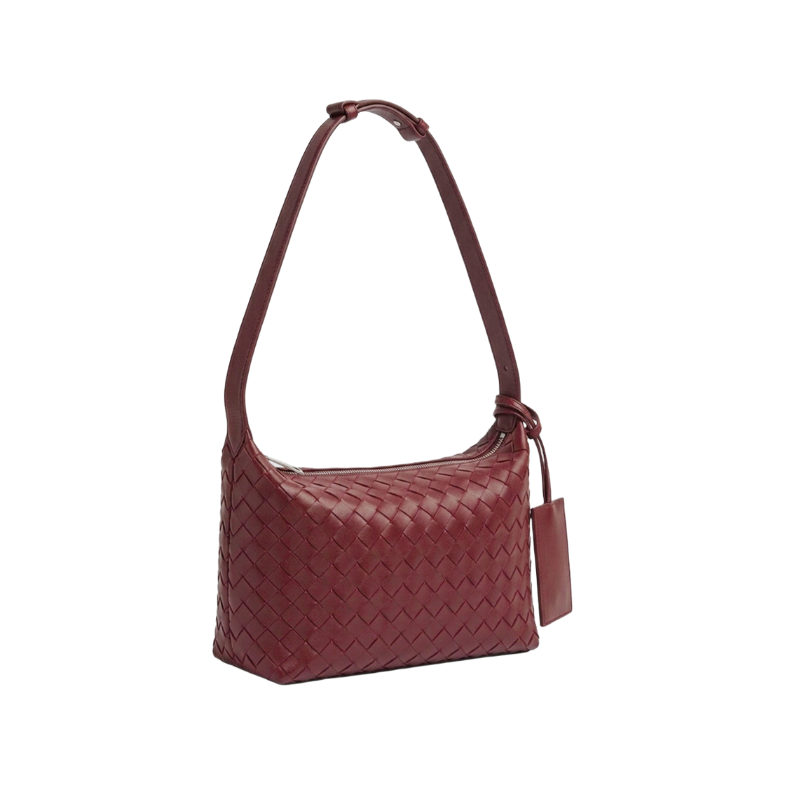 아노에틱 위빙 메쉬 미니백 버건디(Anoetic Weaving Mesh Mini Bag Burgundy) - 2