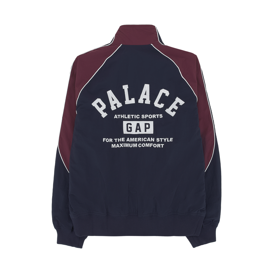 팔라스 x 갭 나일론 트랙 탑 네이비 레드 - 24SS(Palace x Gap Nylon Track Top Navy Red - 24SS)