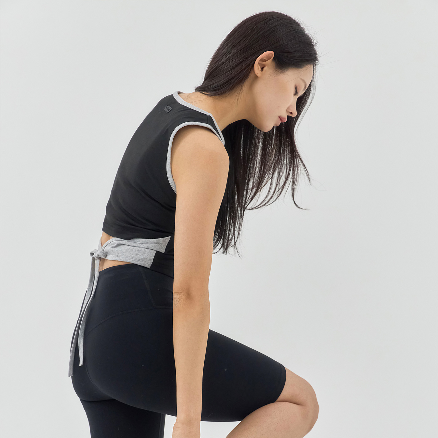 알테그리히 투톤 라인 슬리브리스 블랙(ALLTAGLICH Two Tone Line Sleeveless_Black) - 3