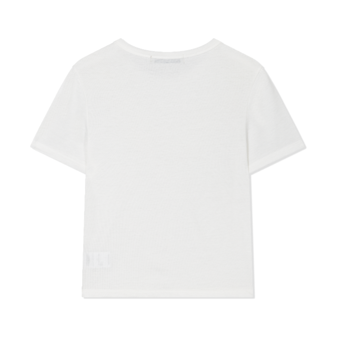 구월십일 레이스 컬러 티셔츠 화이트(Guwolsibil Lace Patch Short-Sleeved Top White) - 2