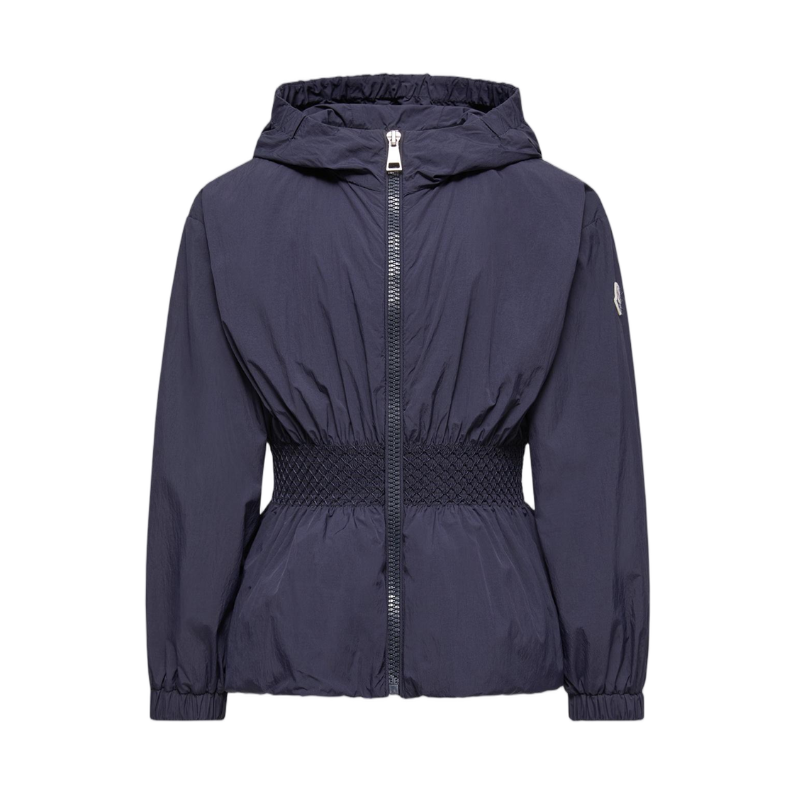 L1-954-1A00110-5988M-742 (Kids) Moncler Liriope Hooded Short Jacket Navy Blue - 26SS