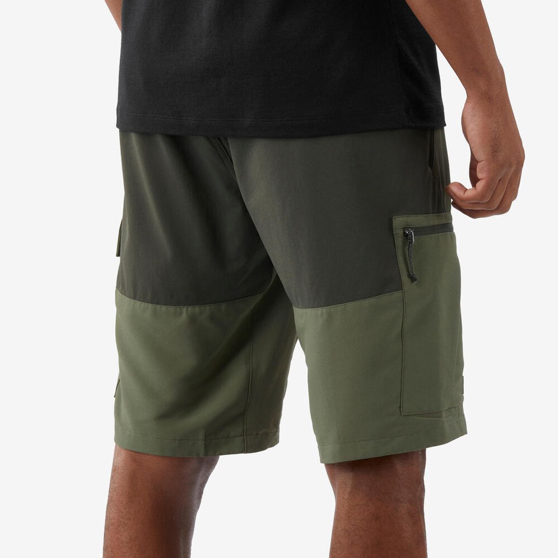데카트론 남성 5부 백패킹 반바지 MT500 브론즈 카키 그린(DECATHLON Men’s Backpacking Shorts MT500 Bronze Khaki Green) - 5