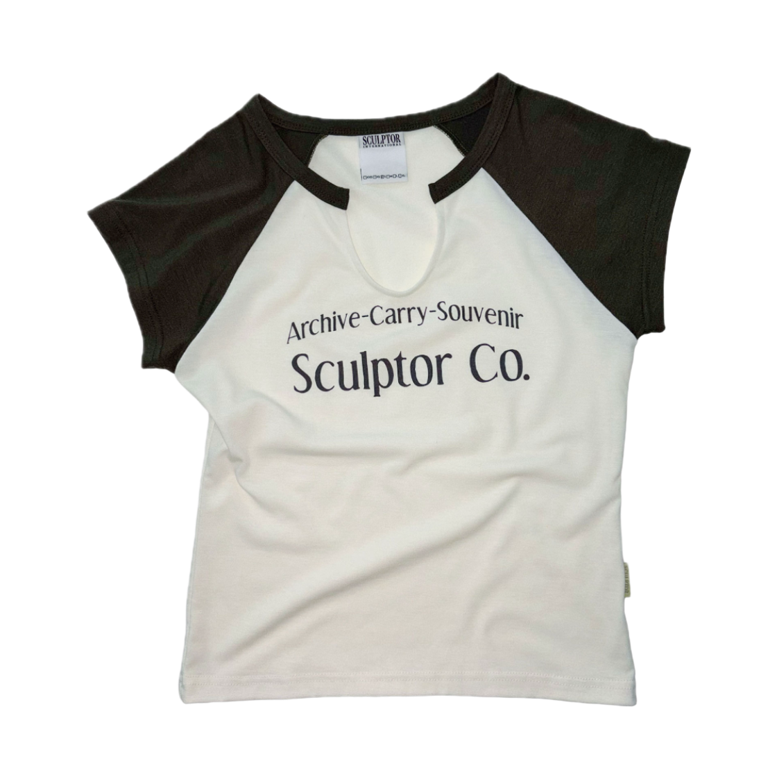 스컬프터 아카이브 래글런 티 크림(Sculptor Archive Raglan Tee Cream)