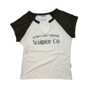 Sculptor Archive Raglan Tee Cream