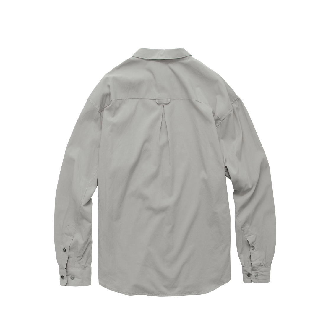 폴리테루 텐코 루즈드 셔츠 2.0 워시드 그레이(Polyteru Tenco Loosed Shirt 2.0 Washed Gray) - 2