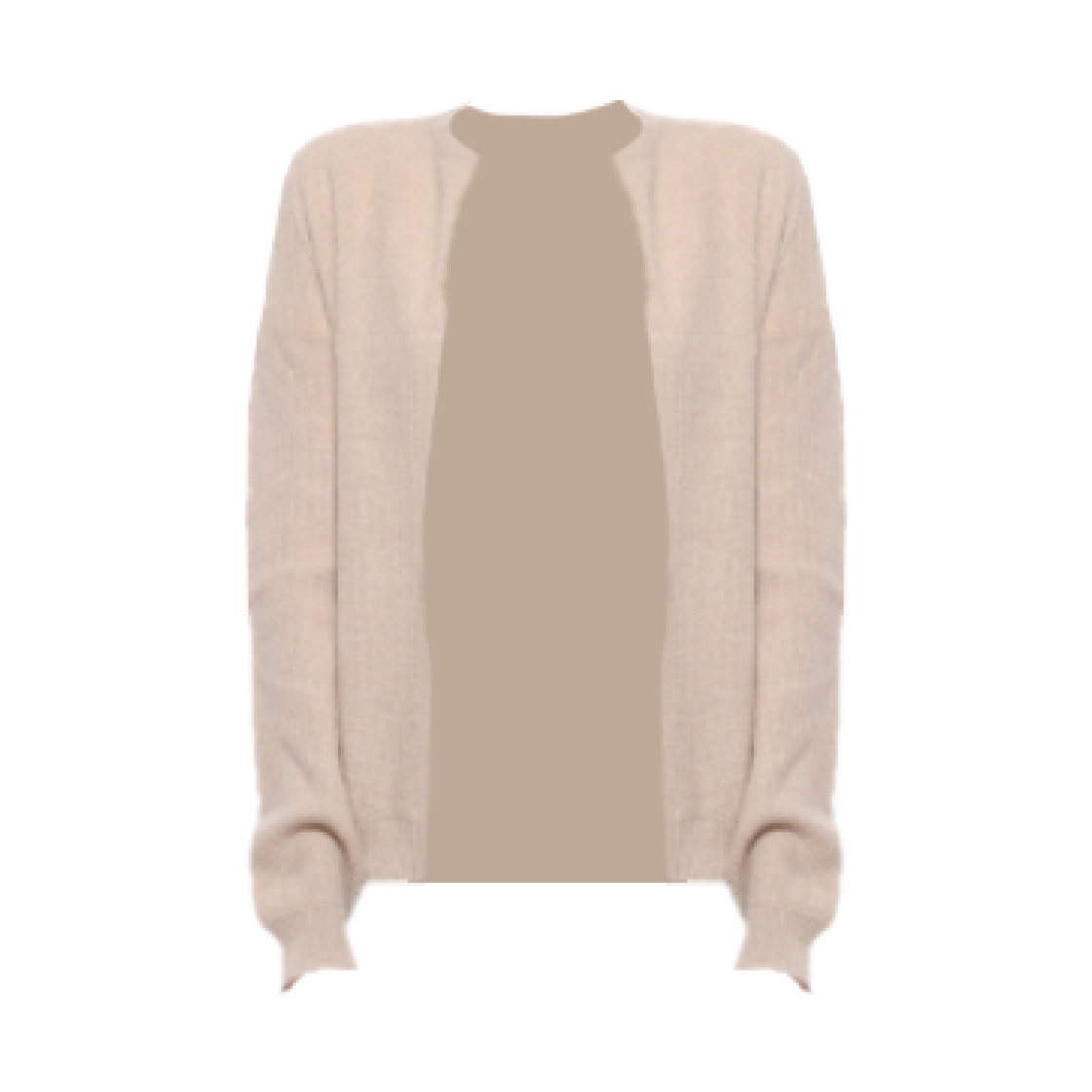 (W) 로로 피아나 빈치 캐시미어 니트 자켓 내츄럴 멜란지((W) Loro Piana Vinci Cashmere Knit Jacket Natural Melange) - 1